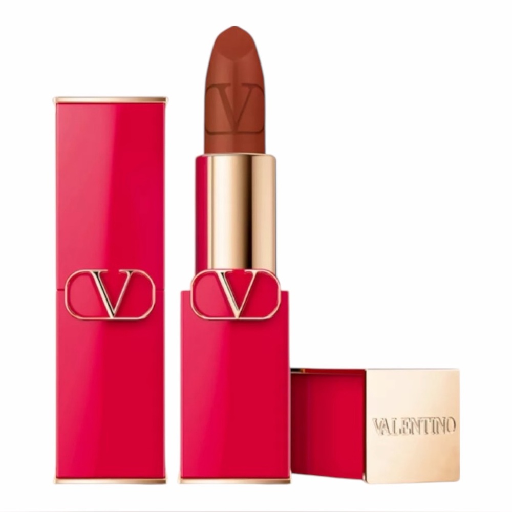 Valentino Beauty Rosso Valentino Matte Refillable Lipstick - 77A Nude In Rome